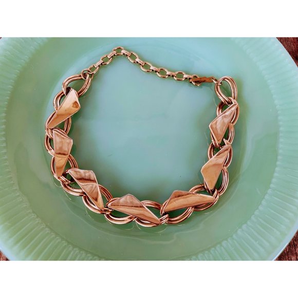 Vintage Chunky 1980s Chain Collar Necklace - Picture 6 of 9